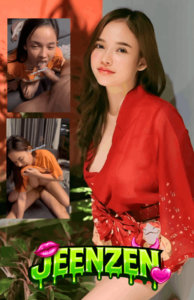 คลิปหลุด jeenzen บรรยากาศมันพาไป รีบชักควยแตกใส่หน้า